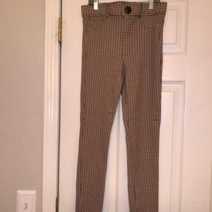 Plaid zara pants